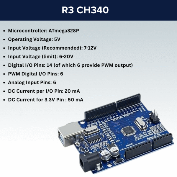 Arduino Uno R3 Starter Kit with 25 DIY Projects