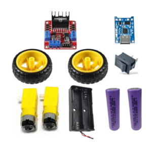 DIY 2WD Robotics Car Kit for Arduino and ESP32 with BO Motors and L298N