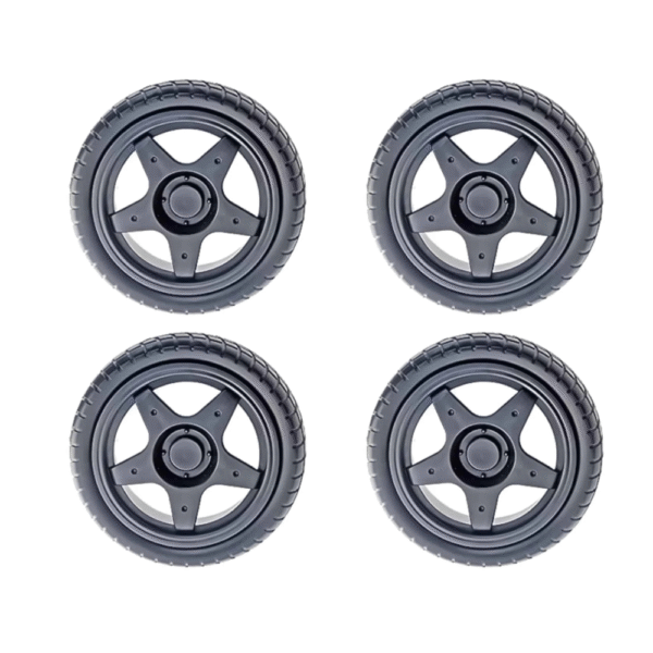Robot Car Wheels for BO Motor – Set of 4 for Arduino Robotics