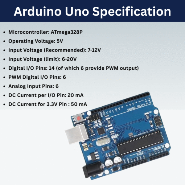 Arduino Starter Kit – Complete Beginner Learning Kit with Arduino UNO, sensors, LCD display, relay, servo motor, LEDs, breadboard and jumper wires by Shektronix