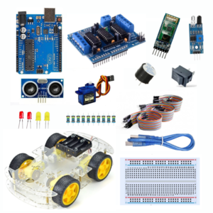 Arduino Uno Smart Robot Car Kit with Sensors, Motor Driver & Accessories – DIY Robotics Starter Kit