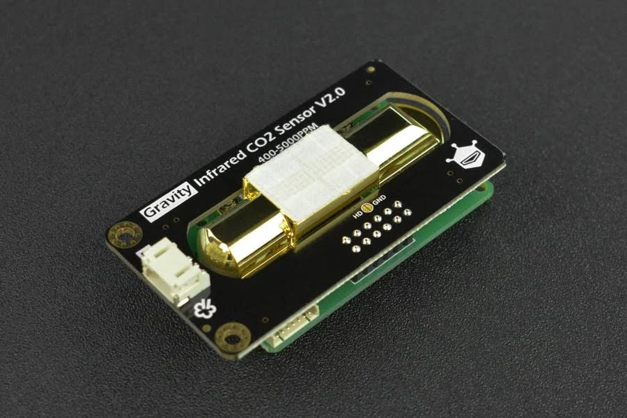 Gravity Infrared CO₂ Sensor V2.0 (400-5000 PPM) NDIR Carbon Dioxide Sensor Module for Arduino, ESP32 & Raspberry Pi - Image 3
